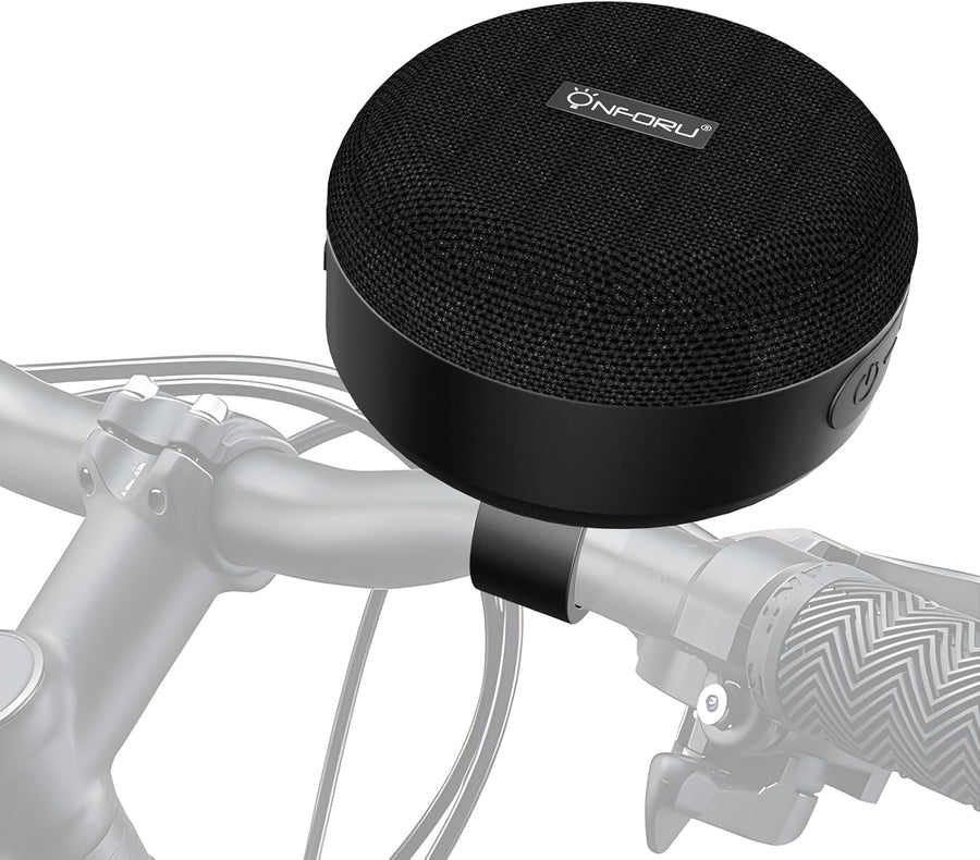 Onforu Bluetooth Bike Speaker, Portable Waterproof Bicycle Speaker with Handlebar Mount, Mini Wireless Outdoor Speaker for Bike, Scooter & Motorcycle, 5W Loud Sound, Bluetooth 5.0, 12H Playtime