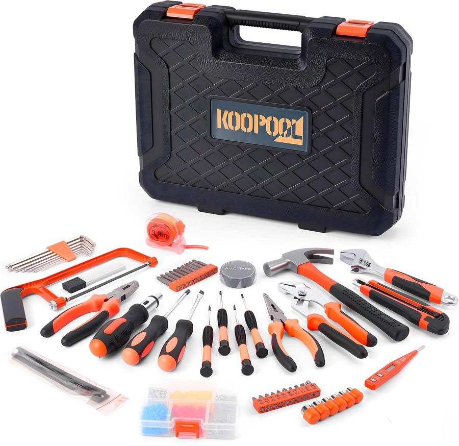 KOOPOOL 160-Piece Household Tool Set for Home Repairs