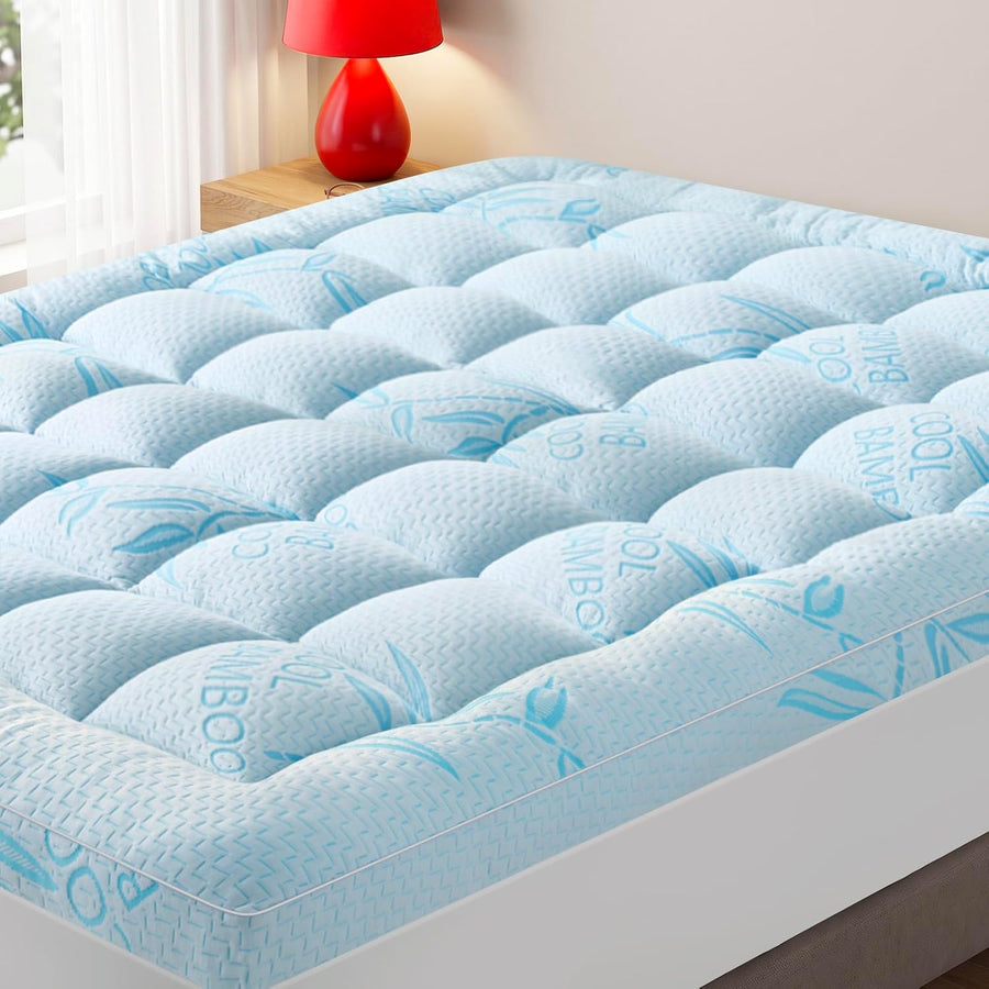 Queen Size Mattress Topper, Extra Thick Pillow Top Mattress Pad