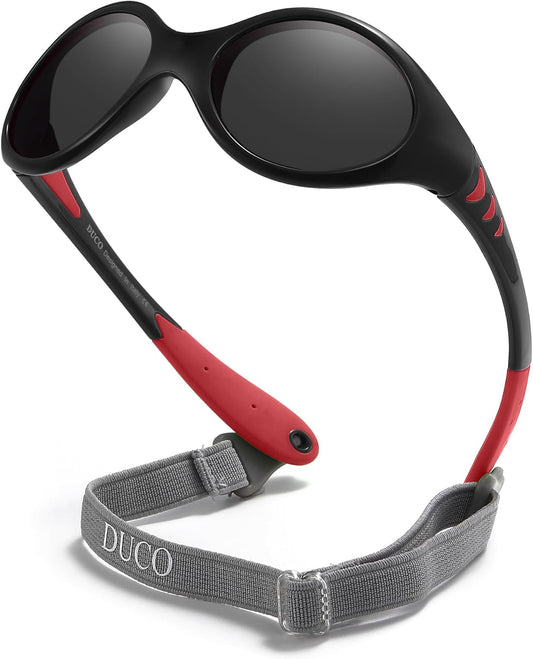 DUCO Baby Sunglasses 6-24 Months Polarized UV400 Protection Comfort Wear