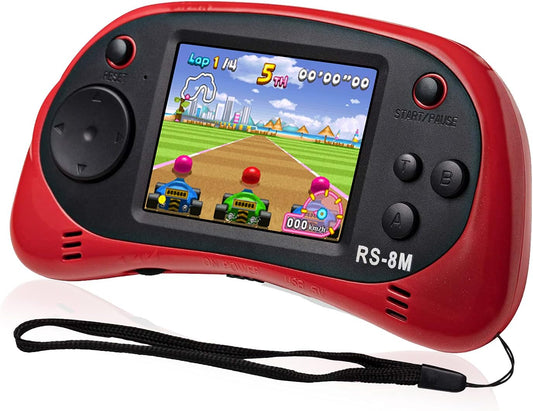 Kids Handheld Portable Video Game Player with 200 Games - 16 Bit 2.5 Inch Screen Mini Retro Electronic Machine for Boys Girls
