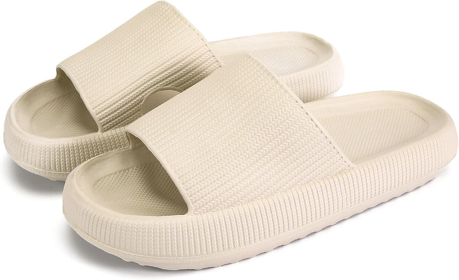 rosyclo Cloud Slippers for Women and Men Cushioned Thick Sole Slide Sandals