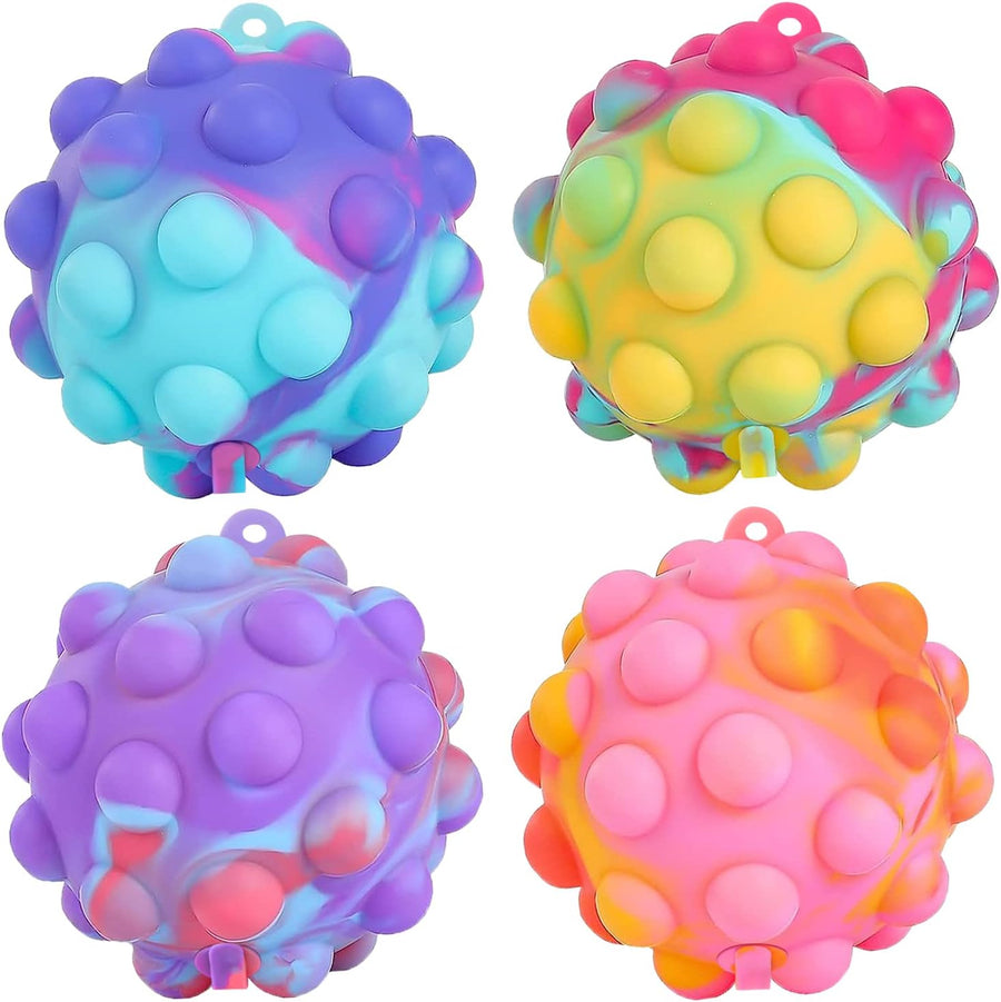 Pop Fidget Toys Bulk Its Ball Toy 4 PCS 3D Stress Balls It Pop Fidgets Pack