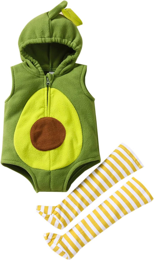 Baby Halloween Costumes Avocado/Duck/Strawberry Outfit