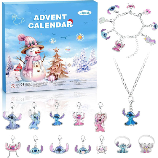 Advent Calendar 2026, Girls Boys 24 Days Christmas Charm Bracelet Countdown Calendar with DIY Fashion Jewelry Making Kit Gift for Daughter, Son,Granddaughter, Niece