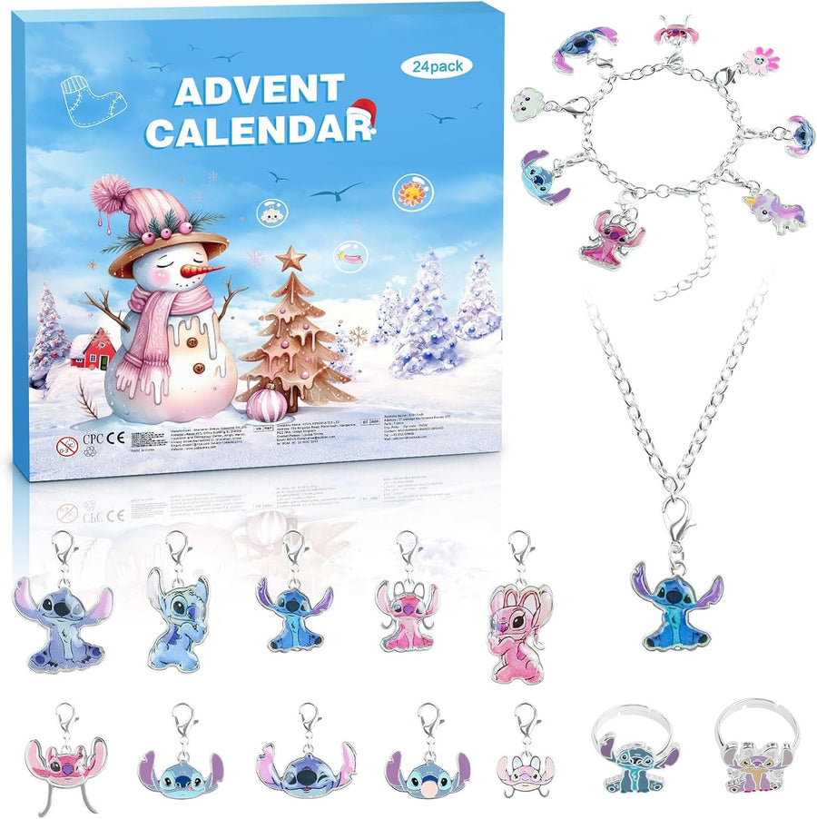 Advent Calendar 2026, Girls Boys 24 Days Christmas Charm Bracelet Countdown Calendar with DIY Fashion Jewelry Making Kit Gift for Daughter, Son,Granddaughter, Niece