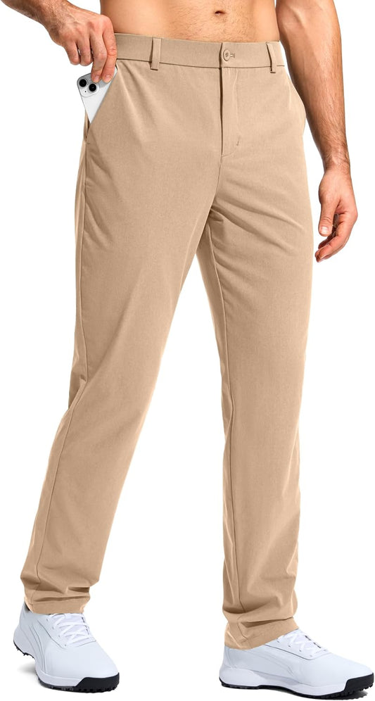 G Gradual Mens Golf Pants 30"/32"/34" Stretch Dress Work Casual Pants