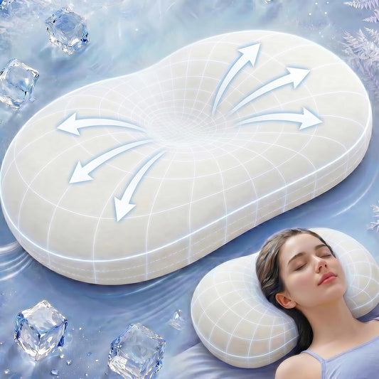 AIRSKY Cooling Memory Foam Pillows, Relief Pillows for Neck Support