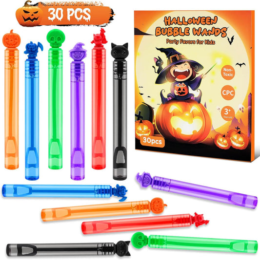 Halloween Party Favors Mini Bubble Wands 30PCS Halloween Goodie Bag Stuffer