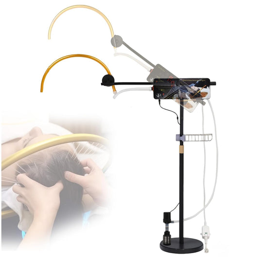 Freestanding Head Spa Equipment, Adjustable Water Circulation Frame