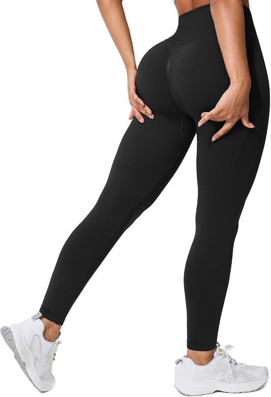 BRXL Lycra Workout Leggings for Women Butt Lifting Tummy Control Seamless