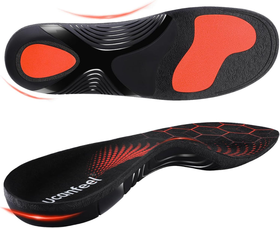 Plantar Fasciitis Insoles Men Women, Shoe Inserts for Women