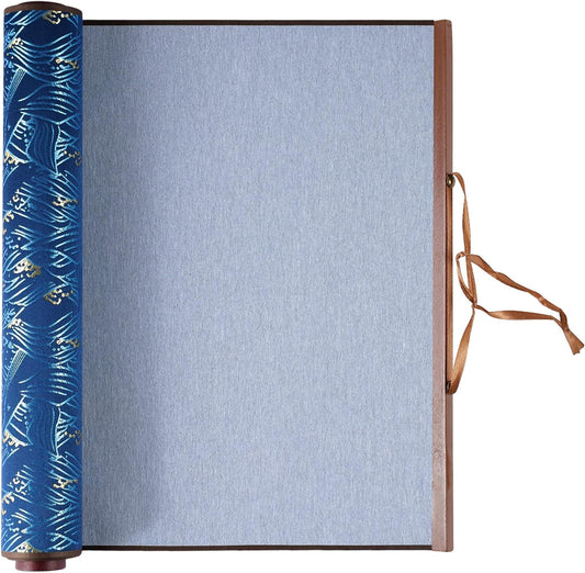 Magic Canvas Paint with Water,Reusable Calligraphy Cloth-Dark Blue