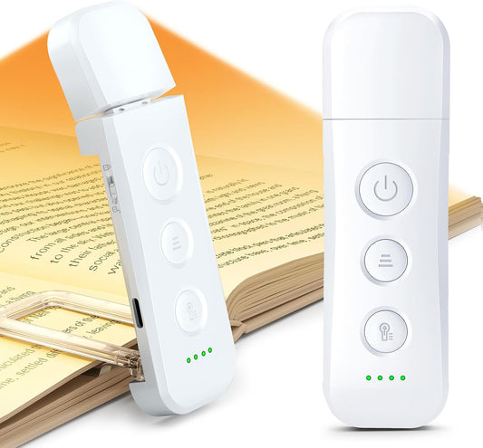 Glocusent 12 LED Book Light Portable USB-C Book Lights for Reading at Night