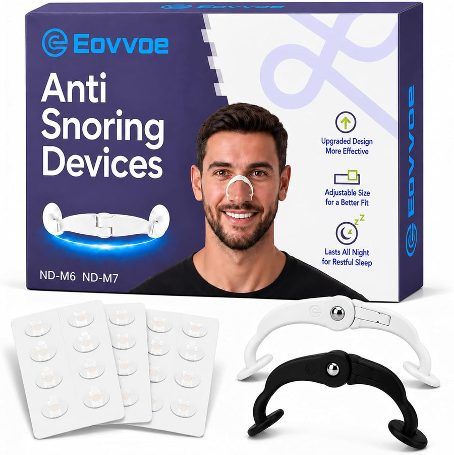 Nose Strips - Elastic Nose Strips, Adjustable Design, Medical-Grade Silicone Material, Improves Sleep, Promotes Oxygen Intake, and Reduces snoring - a Powerful Anti-snoring Solution (30pcs)
