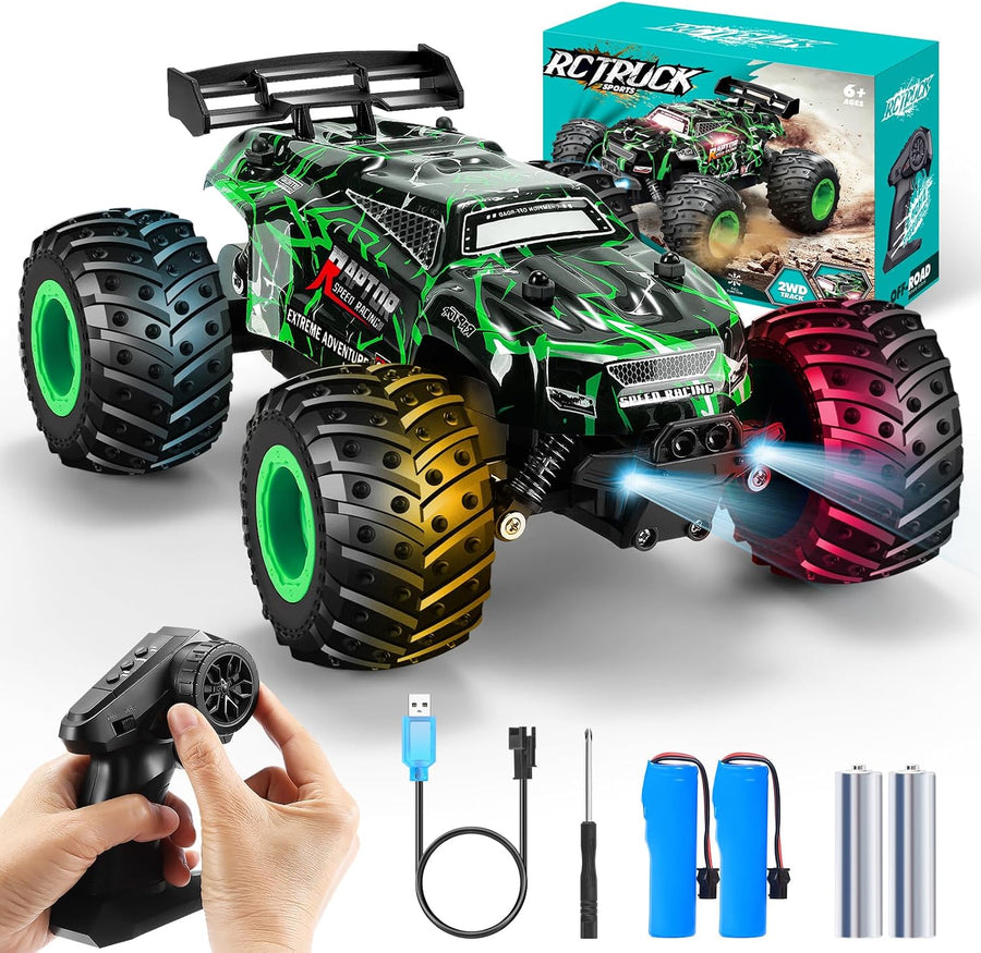 Remote Control Car, All-Terrain Rc Truck Toys for 5 Year Old Boy