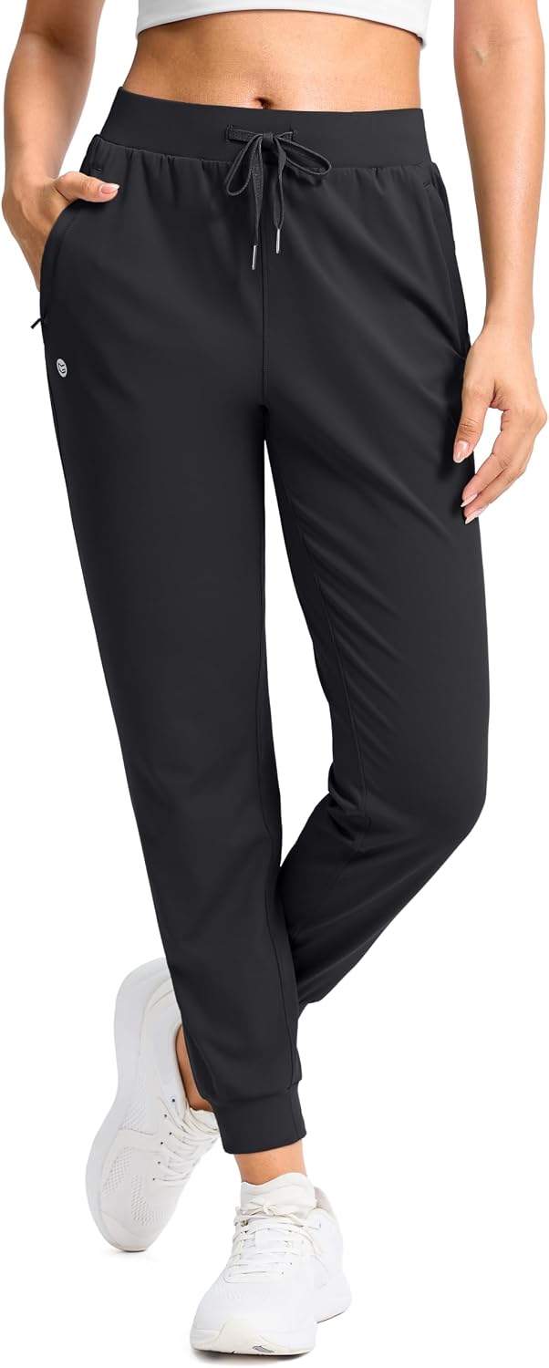 G Gradual Joggers for Women with Zipper Pockets Workout Athletic Pants