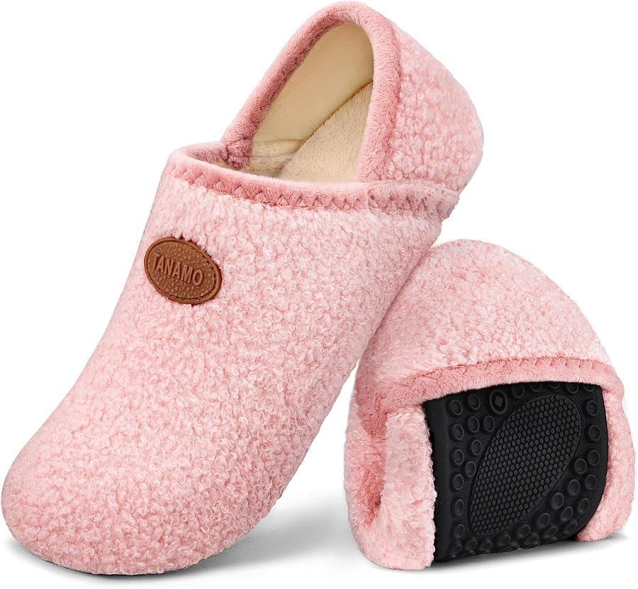 Tanamo House Slippers for Women Men Slip on Barefoot Socks House Shoes