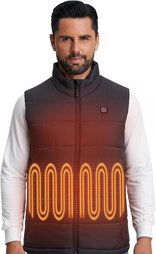 Heated Vest for Men with Battery Pack, Hunting Work Winter Gifts