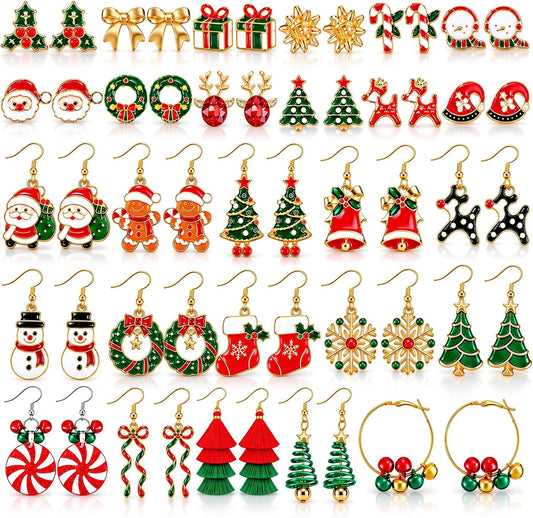 Christmas Earrings for Women Holiday Earrings Bulk