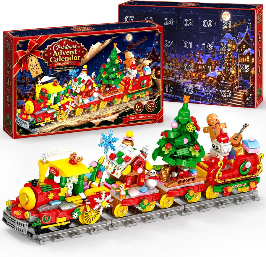 Advent Calendar 2026 Kids Boys - Christmas Train Advent Calendar