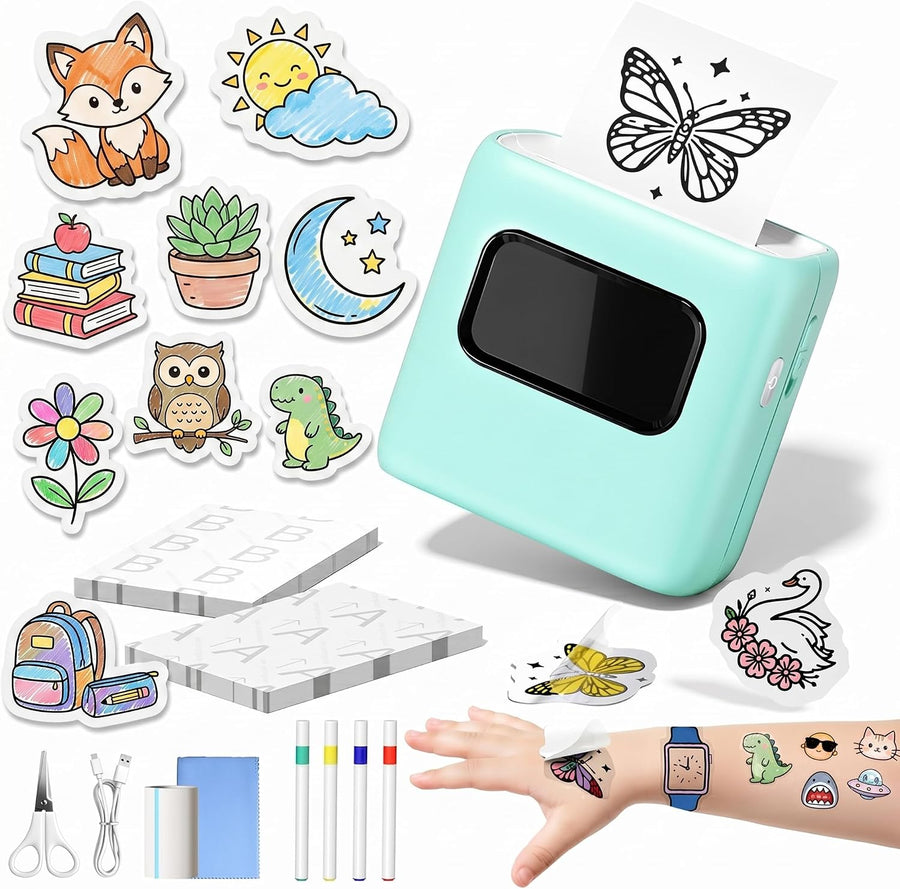TATTMUSE TK20 Temporary Tattoo Maker for Kids, Birthday Gift & Toys for Kid