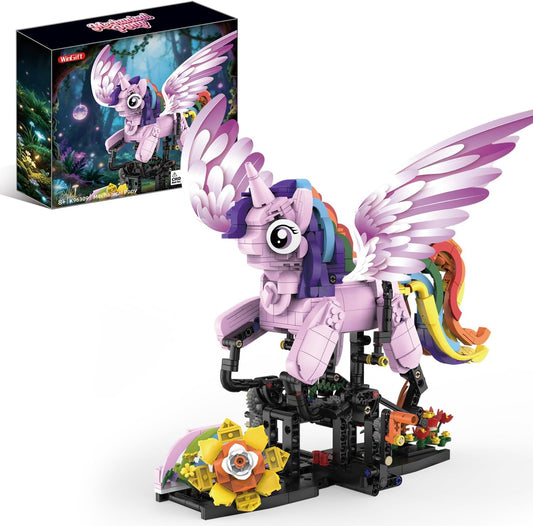 WINGIFT 900Pcs Magical Unicorn Building Blocks Set for Kids Teens Adults