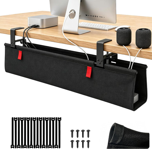 ManagementAHOMO Under Desk Cable Management No Drill